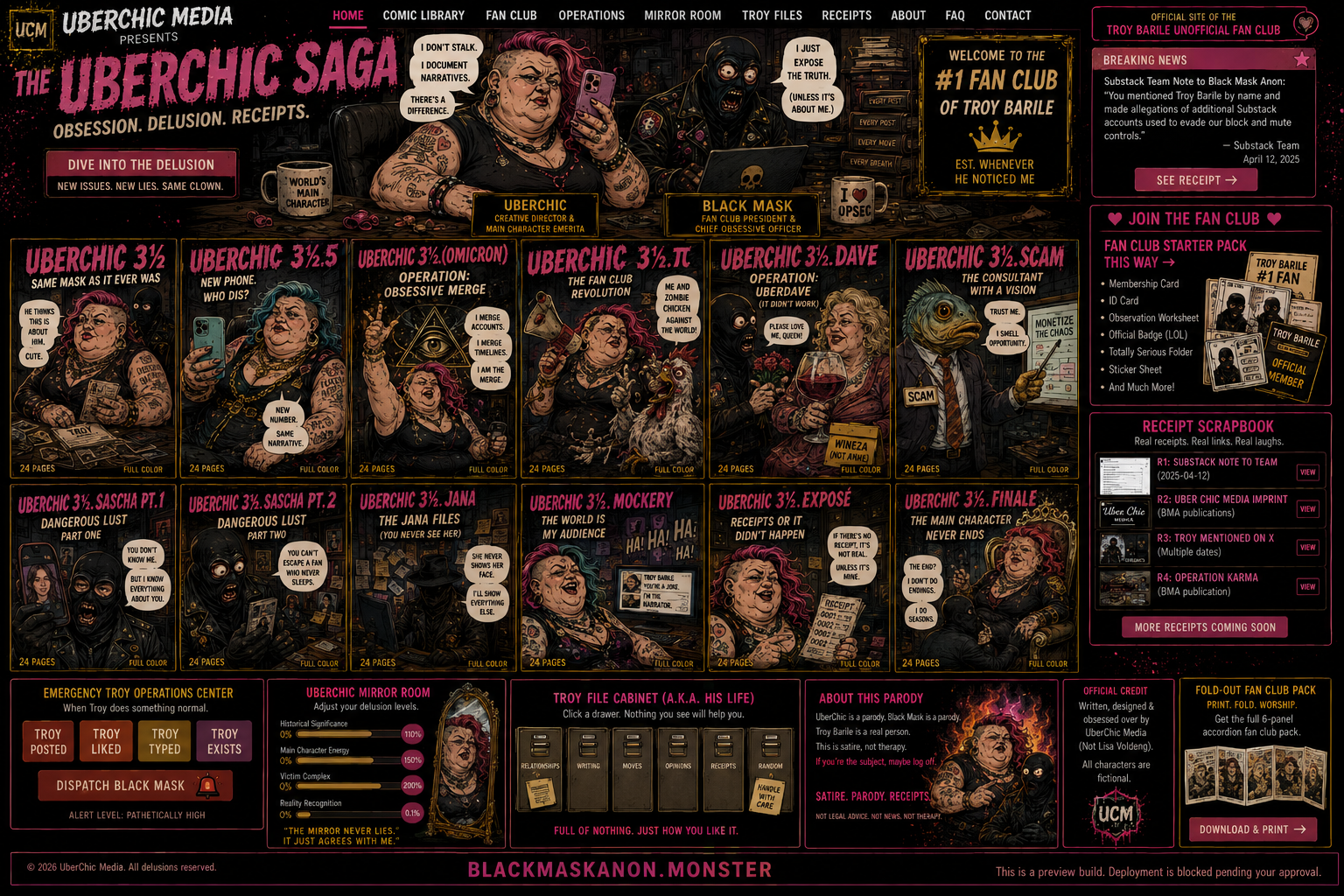 UberChic Saga comic collection